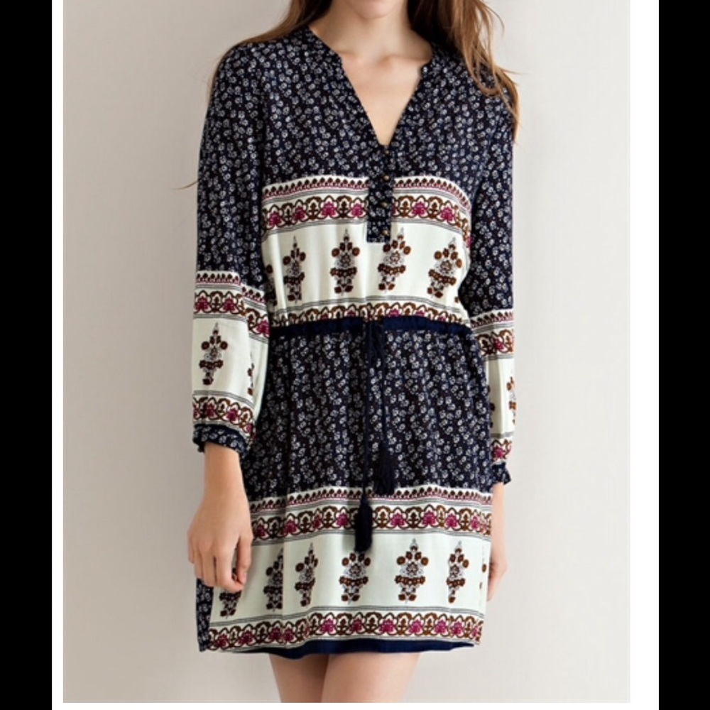 ❗️Navy Blue Print Dress/Tunic